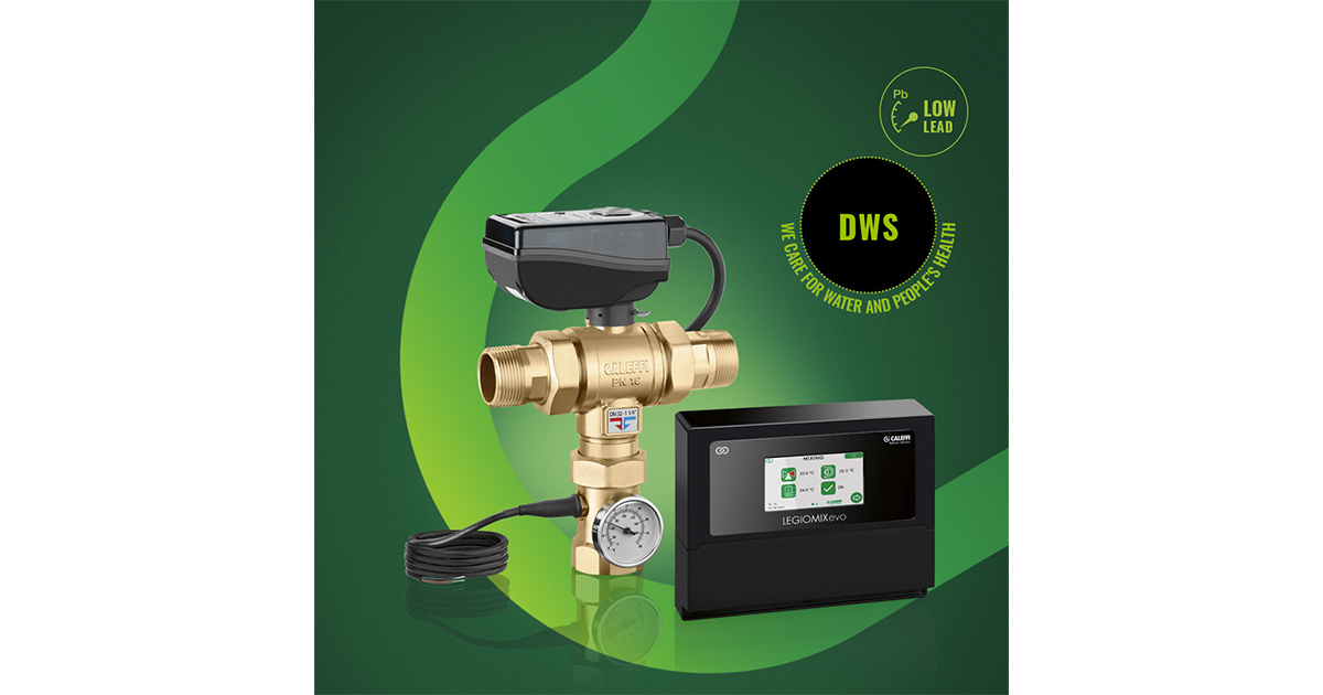 CALEFFI HYDRONIC SOLUTIONS - LEGIOMIX&reg;evo 6003 series